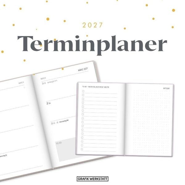 Produktbild: Terminplaner Letterart 2027 Jeder Tag ist voller Wunder