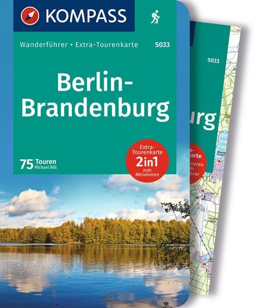 Produktbild: KOMPASS Wanderf&uuml;hrer Berlin-Brandenburg, 75 Touren