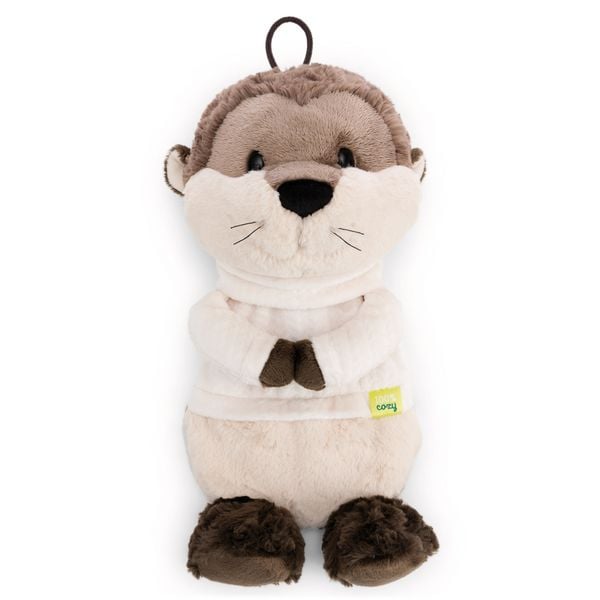 Nici 63257 - Kuscheltier Wärmflasche Otter Ophelio, 300ml, 34cm