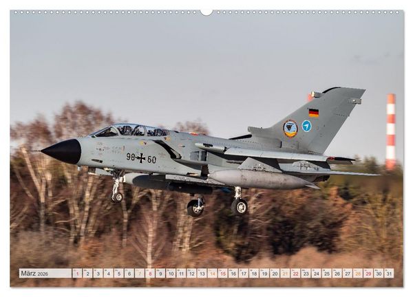 Produktbild: Panavia Tornado - The Multirole Fighter (hochwertiger Premium Wandkalender 2026 DIN A2 quer), Kunstdruck in Hochglanz