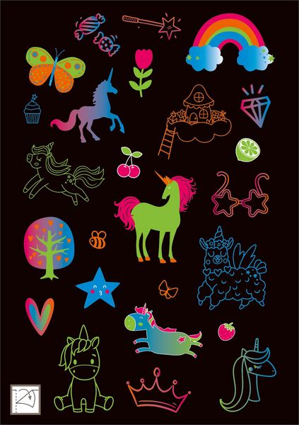 Produktbild: Neon-Sticker