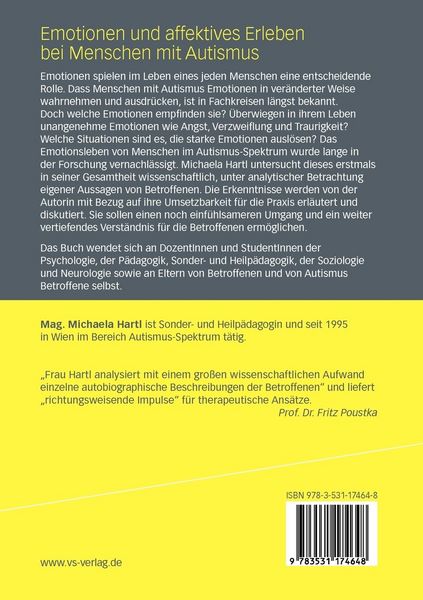 Produktbild: Emotionen und affektives Erleben bei Menschen mit Autismus