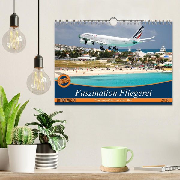 Produktbild: Faszination Fliegerei (Wandkalender 2026 DIN A4 quer), CALVENDO Monatskalender