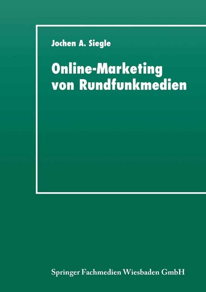 Produktbild: Online-Marketing von Rundfunkmedien