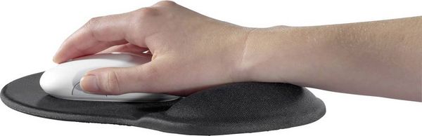 Produktbild: Durable MOUSE PAD ERGOTOP GEL - 5748 Mauspad mit Handballenauflage Schwarz