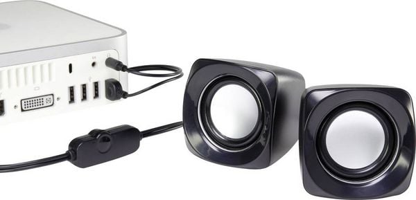 Produktbild: Renkforce RF-4755736 PC-Lautsprecher Kabelgebunden 6W Schwarz
