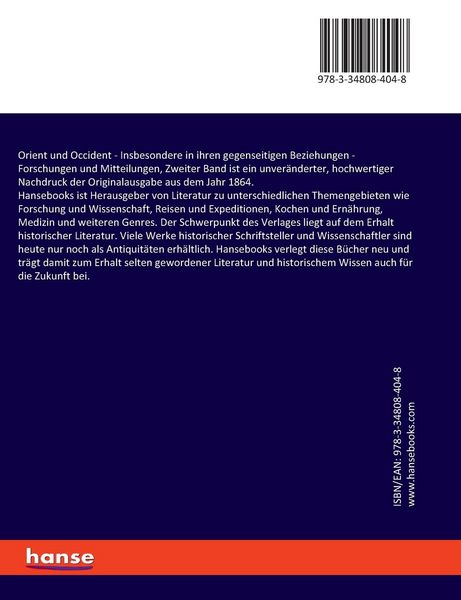 Produktbild: Orient und Occident