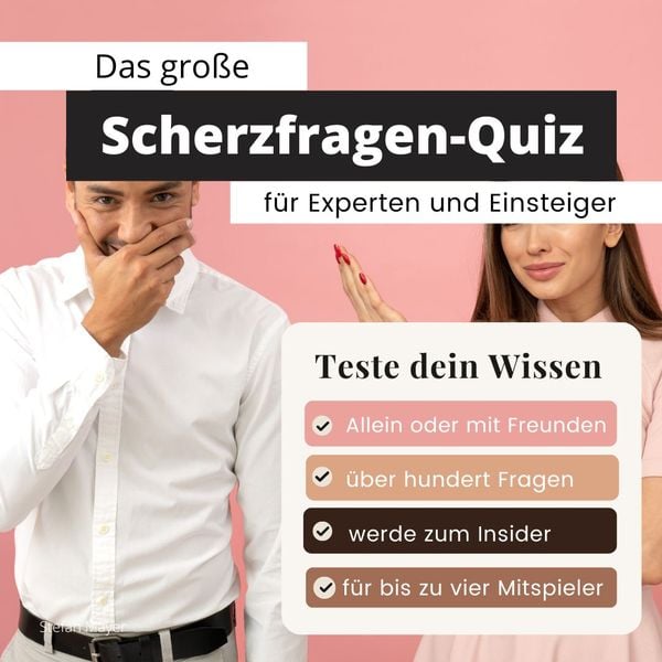 Produktbild: Das gro&szlig;e Scherzfragen-Quiz f&uuml;r Experten und Einsteiger