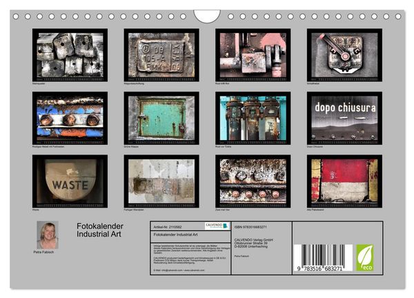 Produktbild: Fotokalender Industrial Art (Wandkalender 2026 DIN A4 quer), CALVENDO Monatskalender