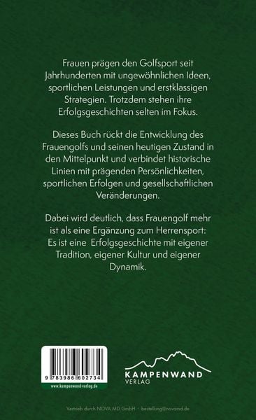 Produktbild: Golf &ndash; Die Erfolgsgeschichte der Frauen