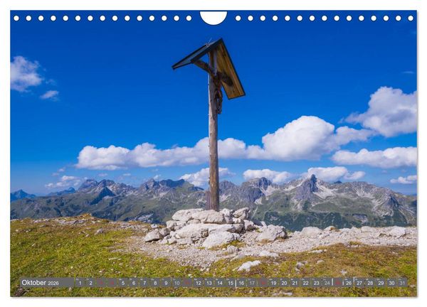 Produktbild: Wanderziele rund um Oberstdorf (Wandkalender 2026 DIN A4 quer), CALVENDO Monatskalender