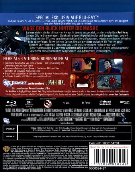 Produktbild: Batman - Under the Red Hood