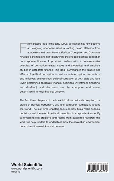 Produktbild: Political Corruption and Corporate Finance