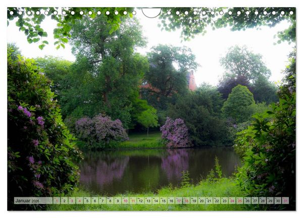 Produktbild: Schlossgarten Oldenburg. Ein Fotospaziergang (Wandkalender 2026 DIN A4 quer), CALVENDO Monatskalender