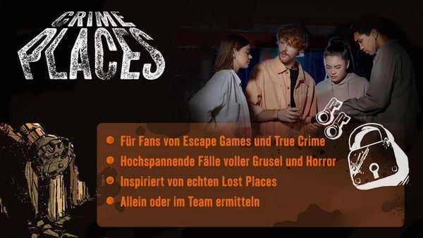 Produktbild: Crime Places. Versch&uuml;ttet