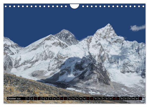 Produktbild: The Nepal Himalaya (Wall Calendar 2026 DIN A4 landscape), CALVENDO 12 Month Wall Calendar