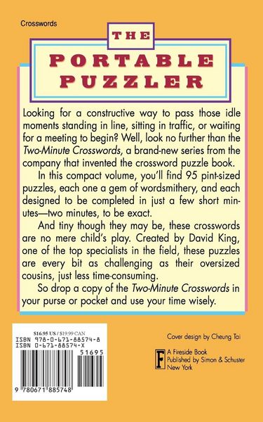 Produktbild: Simon and Schuster's Two-Minute Crosswords Vol. 1