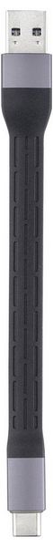 Produktbild: Renkforce USB-Kabel USB 2.0 0.15m Schwarz Flexibel, mit LED RF-6738048
