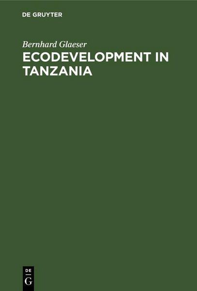 Produktbild: Ecodevelopment in Tanzania