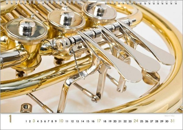 Produktbild: Blech-Instrumente &ndash; Musik-Kalender 2027, DIN A4
