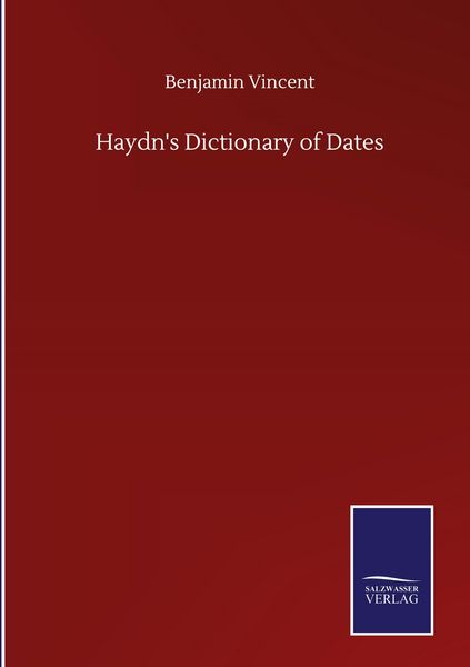 Produktbild: Haydn's Dictionary of Dates