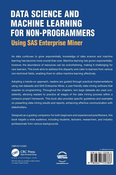 Produktbild: Data Science and Machine Learning for Non-Programmers