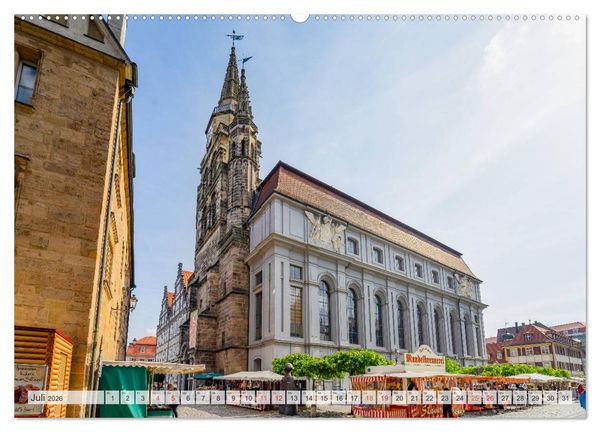 Produktbild: Ansbach Impressionen (Wandkalender 2026 DIN A2 quer), CALVENDO Monatskalender