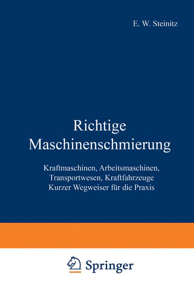 Produktbild: Richtige Maschinenschmierung
