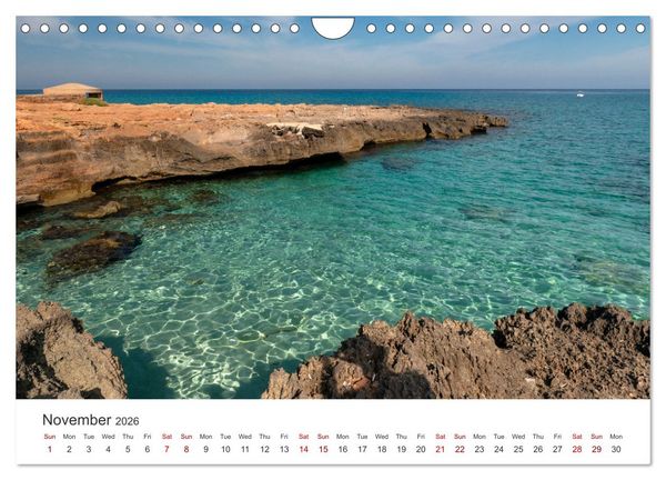 Produktbild: Sicily - The island where winter does not exist (Wall Calendar 2026 DIN A4 landscape), CALVENDO 12 Month Wall Calendar