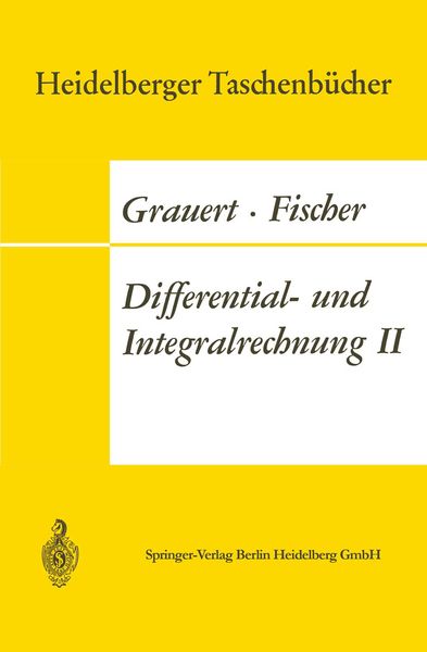 Produktbild: Differential- und Integralrechnung II
