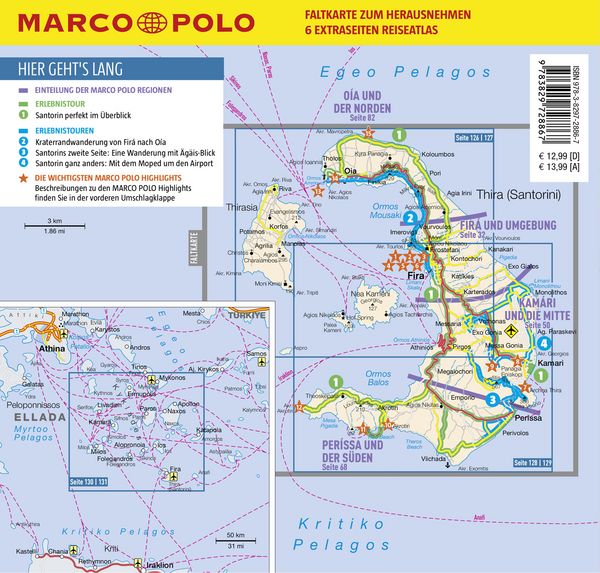 Produktbild: MARCO POLO Reisef&uuml;hrer Santorin