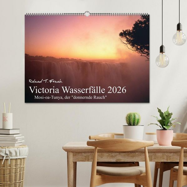 Produktbild: Victoria Wasserf&auml;lle (Wandkalender 2026 DIN A2 quer), CALVENDO Monatskalender