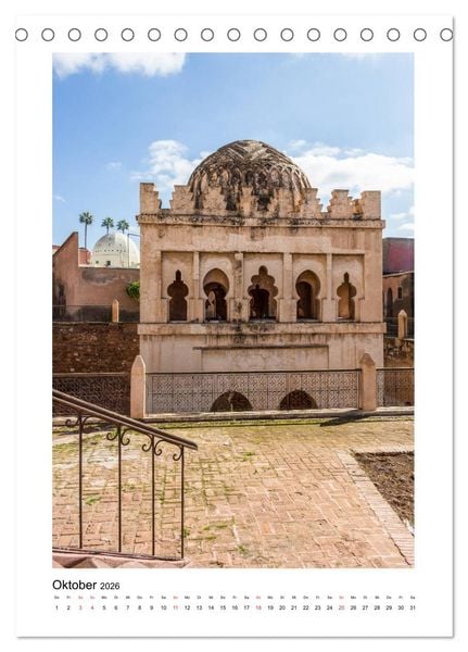Produktbild: Marrakesch - Eine Stadt wie aus 1001 Nacht (Tischkalender 2026 DIN A5 hoch), CALVENDO Monatskalender