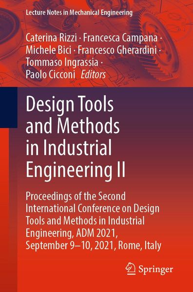 Produktbild: Design Tools and Methods in Industrial Engineering II