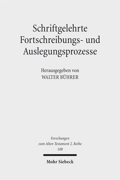 Produktbild: Schriftgelehrte Fortschreibungs- und Auslegungsprozesse