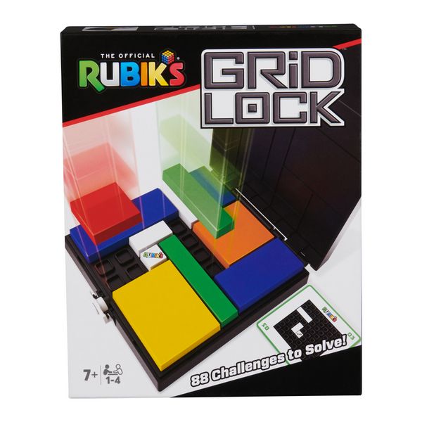 Produktbild: Rubik&rsquo;s Gridlock - spannendes Knobelspiel mit 88 Aufgaben