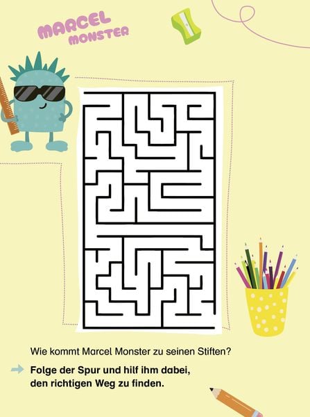 Produktbild: Monstermäßig lustige Rätsel für den Schulstart
