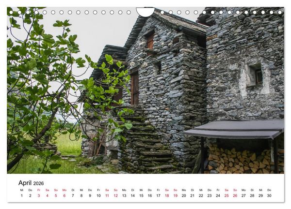 Produktbild: Valle Maggia - Entdecken Sie das Maggiatal im Tessin (Wandkalender 2026 DIN A4 quer), CALVENDO Monatskalender