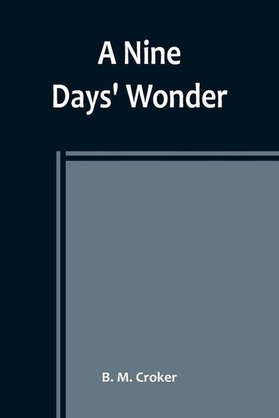 Produktbild: A Nine Days' Wonder