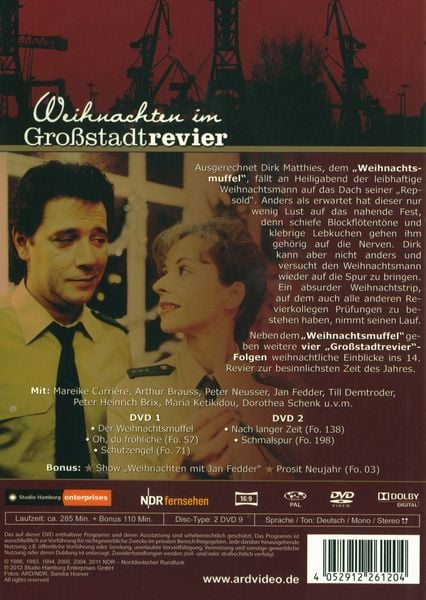 Produktbild: Gro&szlig;stadtrevier - Weihnachten im Gro&szlig;stadtrevier [2 DVDs]