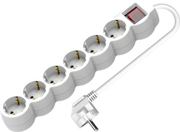 Value 19.99.0956 Steckdosenleiste Weiß CEE-Stecker 1St.