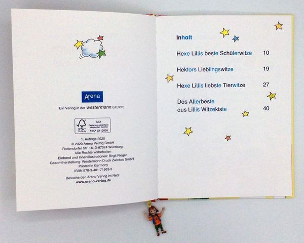 Produktbild: Hexe Lillis lustigste Witze f&uuml;r Erstleser