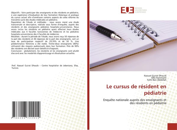 Produktbild: Le cursus de r&eacute;sident en p&eacute;diatrie