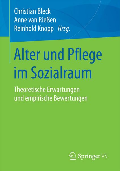 Produktbild: Alter und Pflege im Sozialraum