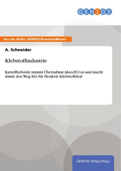 Produktbild: Klebstoffindustrie