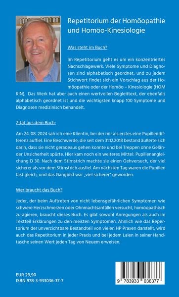 Produktbild: Repetitorium der Hom&ouml;opathie und Hom&ouml;o-Kinesiologie