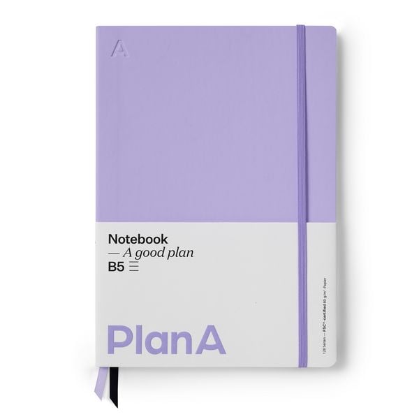 Produktbild: Notizbuch B5 Softcover Liniert Mauve Purple
