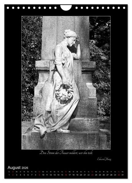 Produktbild: S&uuml;dfriedhof Leipzig (Wandkalender 2026 DIN A4 hoch), CALVENDO Monatskalender