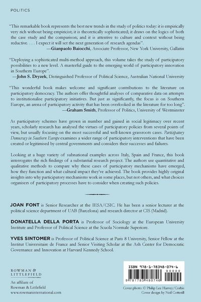 Produktbild: Participatory Democracy in Southern Europe