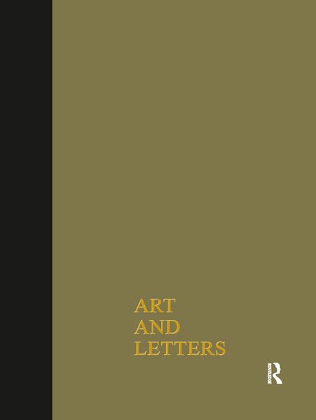 Produktbild: Art & Letters July-Winter 1918